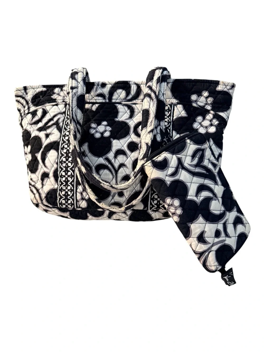 Vera Bradley Quilted Floral Tote with Wallet. Eclectic grandpa cozy tote wallet